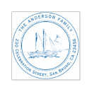 Search for boat rubber stamps Return address