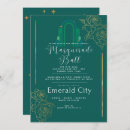 Search for formal sweet 16 invitations Green