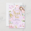 Search for fairy thank you cards Purple