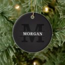 Search for letter m ornaments Black