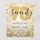 Search for birthday invitations Gold