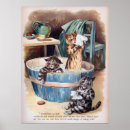 Search for cat bath art Kitten