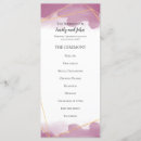 Search for purple and gold wedding programs Modern