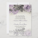 Search for amethyst wedding invitations Vintage