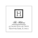 Search for monogrammed monogram initial letter rubber stamps Classic