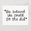 Search for she believed she could cards stamps Motivational