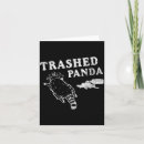 Search for trash cards Funny raccoon