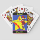 Search for softball playing cards Girl