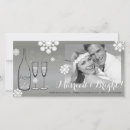 Search for photo holiday wedding announcement cards Mr and mrs