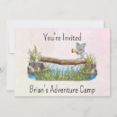 Search for kids camping invitations Summer camp