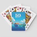 Search for floating playing cards Swimming