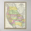 Search for vintage mexico map posters California