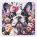 Search for french bulldog stickers Flowers