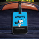 Search for snoopy luggage tags Sally