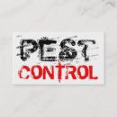 Search for pest control business cards Exterminators