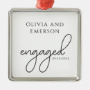 Search for engagement ornaments Black and white