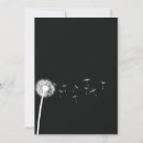 Search for dandelion wedding invitations White