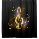 Search for music shower curtains Treble clef