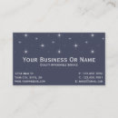 Search for starry night sky business cards Elegant
