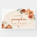 Search for pumpkin birthday banners Baby shower