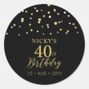 Search for 40th birthday stickers Modern