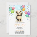 Search for panda 1st birthday invitations Cute