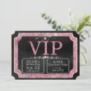 Search for vip ticket invitations Pink