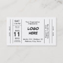 Search for carnival business cards Ticket
