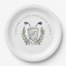 Search for monogram paper plates Calligraphy script