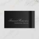 Search for funeral business cards Elegant