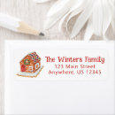 Search for gingerbread return address labels House