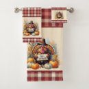 Search for thanksgiving bath towels Turkey
