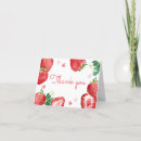 Search for fruit thank you cards Strawberry