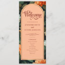 Search for green gold wedding programs Boho chic