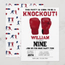Search for boxing birthday invitations Fight