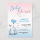 Search for pink and blue baby shower invitations Neutral