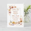 Search for fall harvest invitations Terracotta floral pampas grass