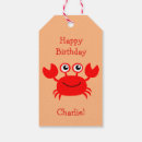 Search for beach gift tags Crab