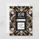 Search for black and gold rsvp cards Glam