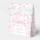 Search for safari favor boxes Toile de jouy