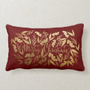 Search for gold and burgundy pillows Merry christmas