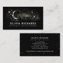 Search for stars business cards Moon and stars