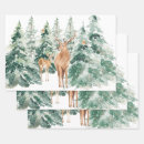 Search for winter scene wrapping paper Christmas tree