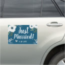 Search for floral bumper stickers Just married