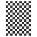 Search for black and white checkered tablecloths Chessboard