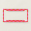 Search for orange license plates Checkerboard