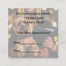 Search for dog grooming appointment cards Reminder