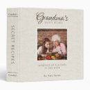 Search for family cookbook binders Modern