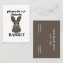 Search for rabbit business cards Babysitting
