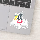 Search for looney tunes cat stickers Tweety bird